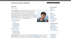 Desktop Screenshot of jonhanke.com